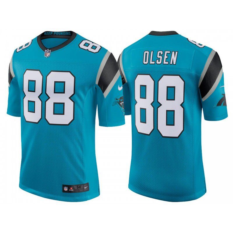 Men Carolina Panthers #88 Greg Olsen Nike Blue Limited Player NFL Jersey->carolina panthers->NFL Jersey
